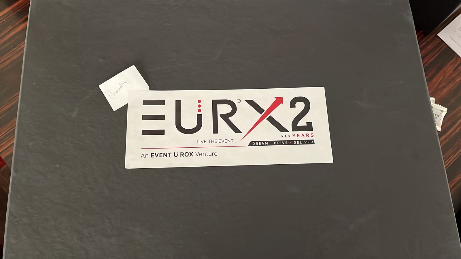 Event U Rox event folder and branding